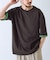 『接触冷感／吸水速乾／UVカット』多機能 Wフェイス クルーネック Tシャツ