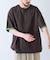 『接触冷感／吸水速乾／UVカット』多機能 Wフェイス クルーネック Tシャツ
