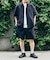 『接触冷感／速乾／イージーケア』WINDY MESH ショートパンツ