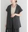 『イージーケア／接触冷感／UVカット』SMOOTH LINEN TOUCH ジレ