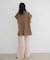 『イージーケア／接触冷感／UVカット』SMOOTH LINEN TOUCH ジレ