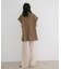 『イージーケア／接触冷感／UVカット』SMOOTH LINEN TOUCH ジレ