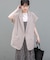 『イージーケア／接触冷感／UVカット』SMOOTH LINEN TOUCH ジレ