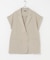 『イージーケア／接触冷感／UVカット』SMOOTH LINEN TOUCH ジレ