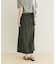 『イージーケア／接触冷感／UVカット』SMOOTH LINEN TOUCH ラップスカート