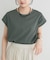 シルケットライクノースリーブTシャツ
