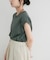 シルケットライクノースリーブTシャツ