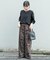 イージーワイドストレートパンツ