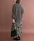 シャギークルーネックニット