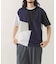 ブロッキングデザインポンチTシャツ