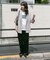 ベロアドットパンツ