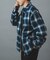 Ombre Plaid zip up ブルゾン