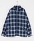 Ombre Plaid zip up ブルゾン