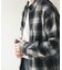 Ombre Plaid zip up ブルゾン