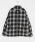 Ombre Plaid zip up ブルゾン