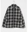 Ombre Plaid zip up ブルゾン