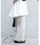プリーツシャーリングパンツ