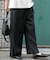 プリーツシャーリングパンツ