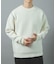 Wフェイス シェニール アウトリンキング ニット