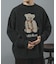 TEDDY BEAR モール クルーネックニット