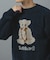 TEDDY BEAR モール クルーネックニット