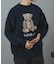 TEDDY BEAR モール クルーネックニット