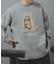 TEDDY BEAR モール クルーネックニット