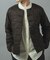 TAION　Crew Neck Button Down Jacket