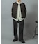 TAION　Crew Neck Button Down Jacket