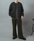 TAION　Crew Neck Button Down Jacket