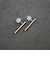 K10WG ダイヤモンド ピアス タテ
