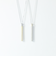 K10WG/K10 ダイヤモンド ペンダント タテ