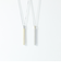 K10WG/K10 ダイヤモンド ペンダント タテ