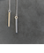 K10WG/K10 ダイヤモンド ペンダント タテ