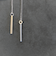 K10WG/K10 ダイヤモンド ペンダント タテ