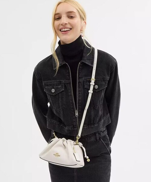 COACHコーチ　フェイ ショルダー バッグ・ルーシング　ブラック COACH OUTLET｜【公式】フェイ ショルダー バッグ・ルーシング