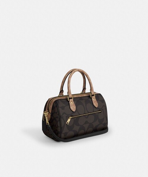 公式】ローアン サッチェル バッグ・ブロックド シグネチャー