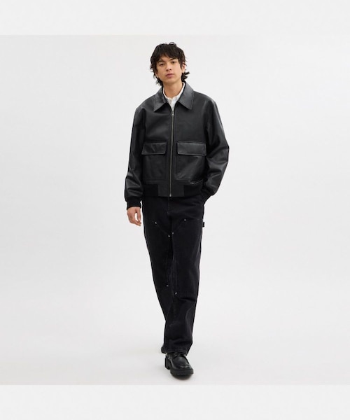 公式】レザー フライト ジャケット｜コーチ アウトレットの