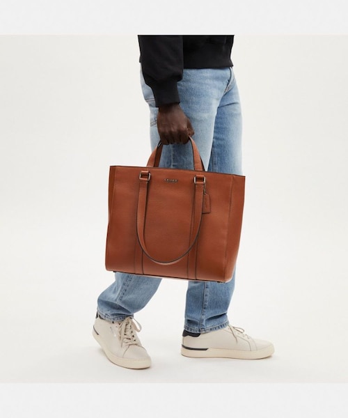 COACH ハドソンダブルハンドルトートブラウン 公式】ハドソン ダブル ハンドル トート｜コーチ アウトレットの