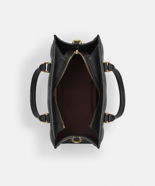 公式】マギー スモール トート バッグ・シグネチャー レザー｜コーチ