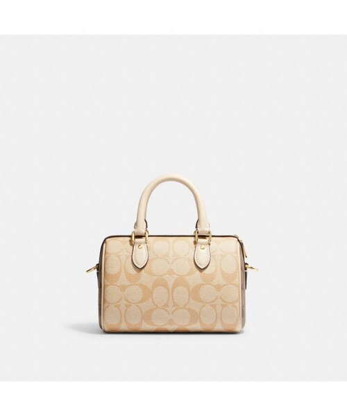 未使用COACH ミニ ローアン サッチェル ブロックドハンドバッグCR244 未使用COACH ミニ ローアン サッチェル ブロックドハンドバッグ