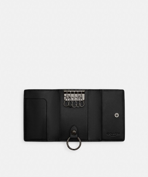 【COACH☆新品】ファイブ リング キー ケース☆シグネチャー レザー 公式】ファイブ リング キー ケース・シグネチャー レザー｜コーチ