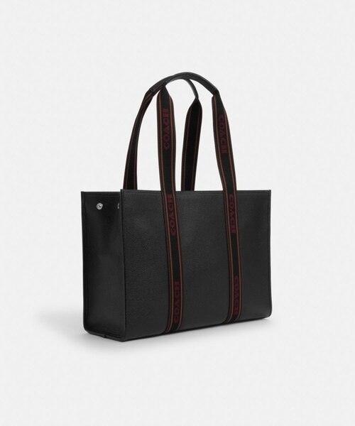 【美品 正規品】COACH ラージスミストート ブラックマルチ 公式】ラージ スミス トート｜コーチ アウトレットのアウトレット通販