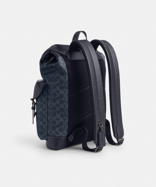 公式】ワーナー バックパック・シグネチャー キャンバス｜コーチ