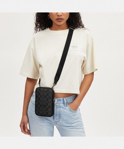 【新品未使用】COACH エイデン クロスボディ シグネチャー キャンバス 公式】エイデン クロスボディ・シグネチャー キャンバス｜コーチ