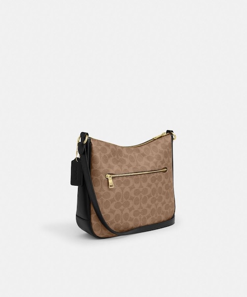 COACH エリーファイルバッグ シグネチャー キャンバスストラップ c1649_imcbi_a0