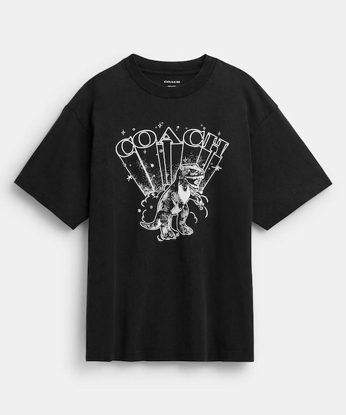 新品 コーチ リラックスド グラフィック Tシャツ S 公式】T-レックス リラックスド Tシャツ｜コーチ アウトレットの