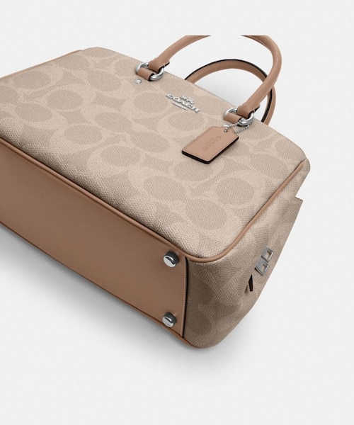 公式】サバンナ キャリーオール バッグ・シグネチャー キャンバス