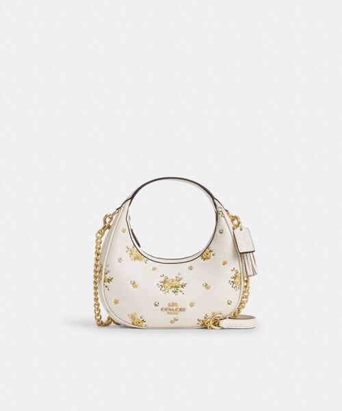 公式】カルメン ミニ クロスボディ バッグ・フローラル プリント