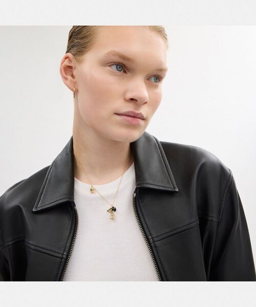 COACH X PEANUTS】スヌーピー アンド ウッドストック ペンダント
